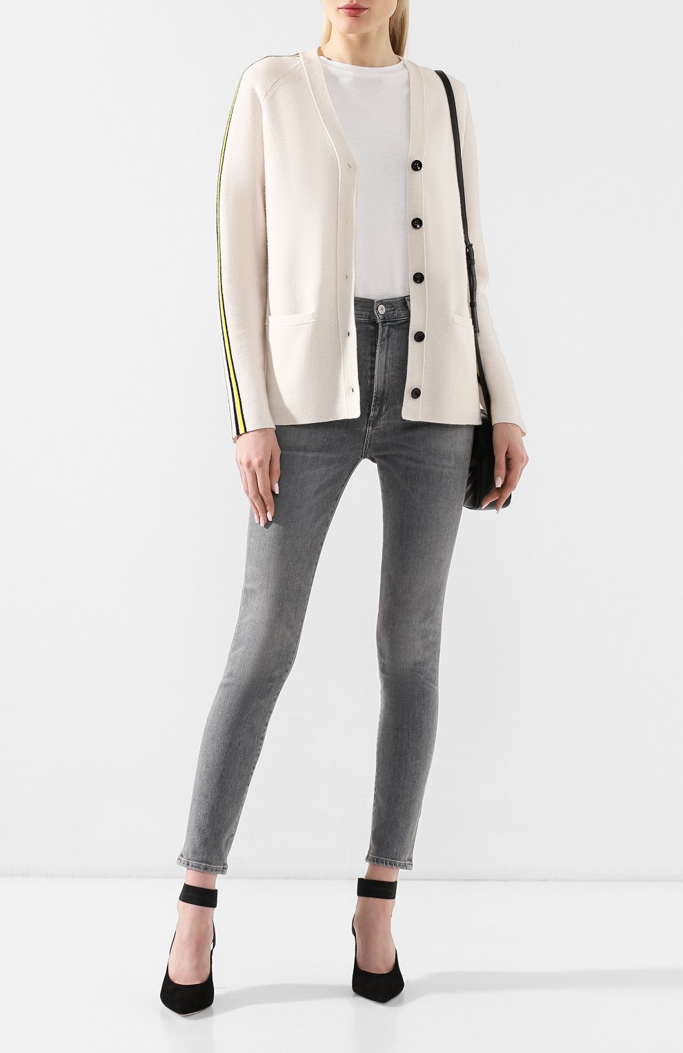 Кардиган из смеси шерсти и кашемира PROENZA SCHOULER, арт. WL1917194-KW083, фото 2