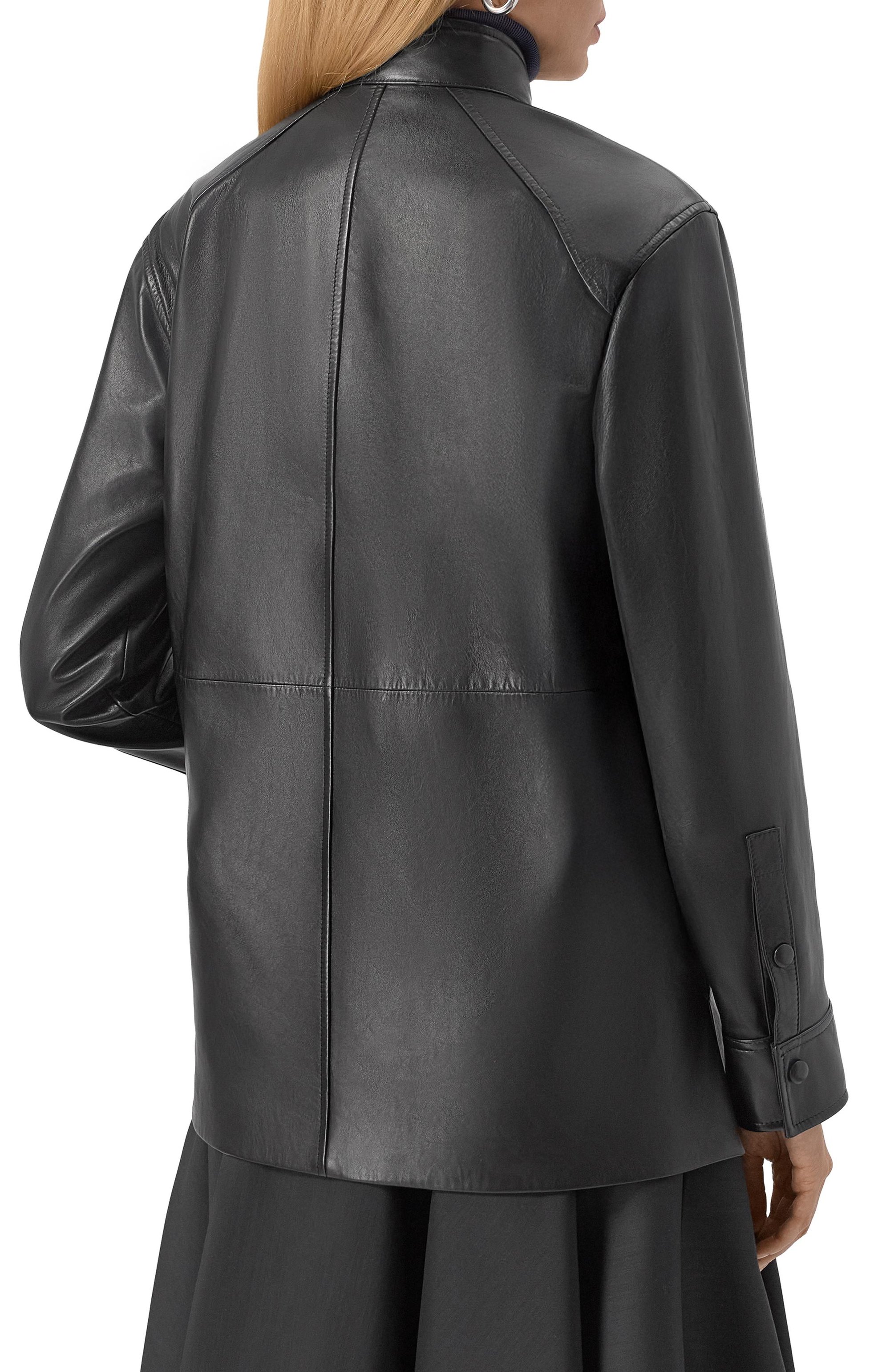 Кожаная куртка MVST, арт. M25.1PW.L001/BIG SIZE/PL0NGE, фото 4