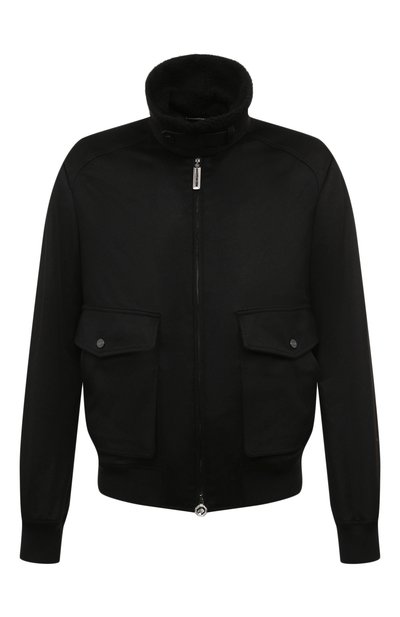 Мужской комбинированный бомбер STEFANO RICCI, арт. M7J2300030/C071HC