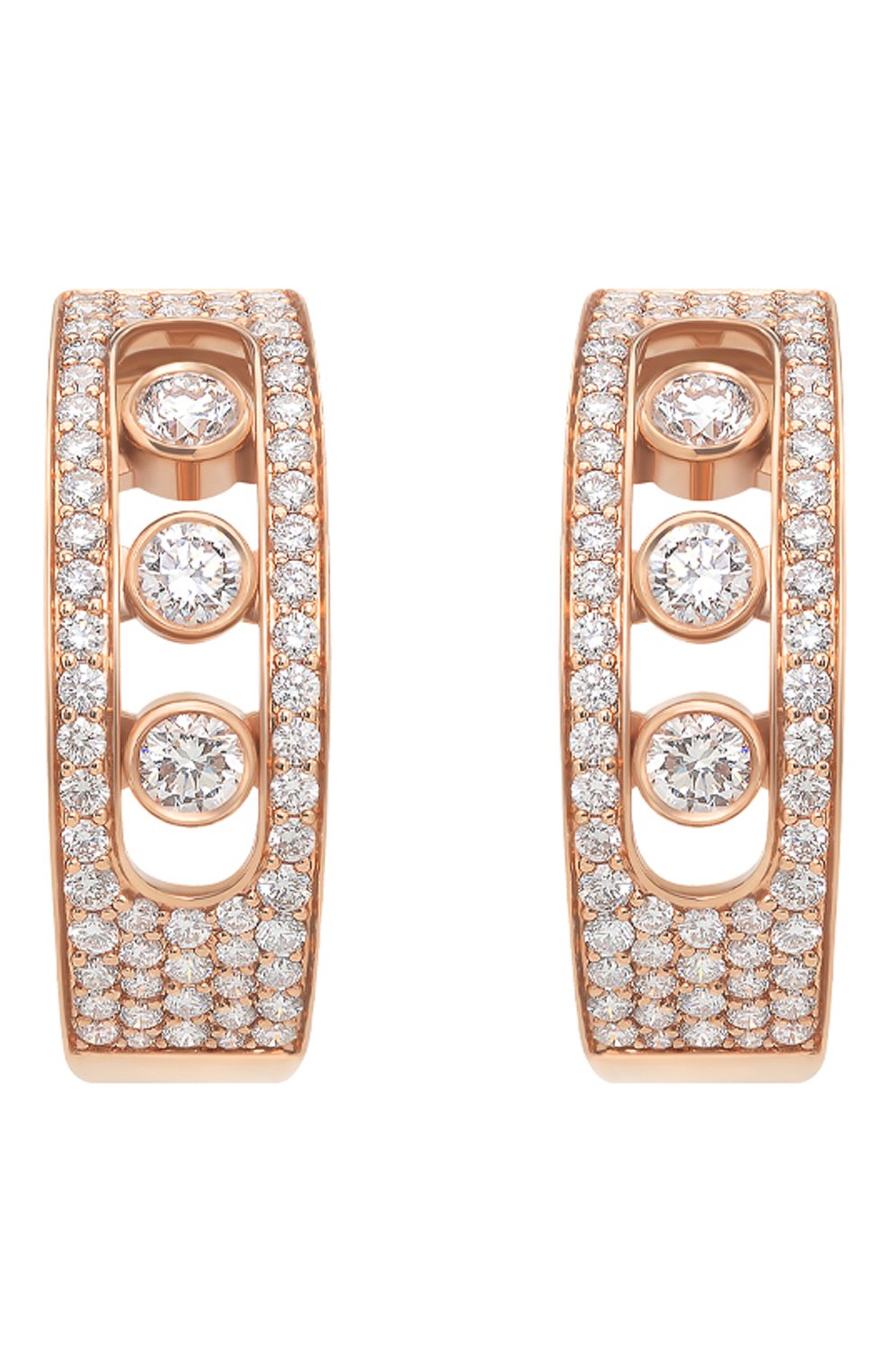 Серьги MESSIKA бесцветного цвета по цене 1280500 руб., арт. 04711-PG, фото 1 Серьги MESSIKA, арт. 04711-PG, фото 1