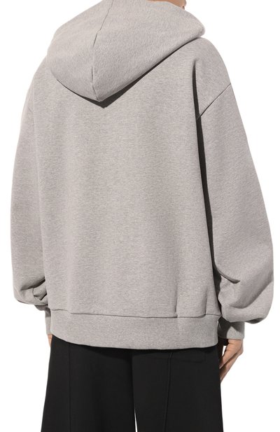 Хлопковое худи WHO_AM, арт. MSH3-G231-GRY, фото 4