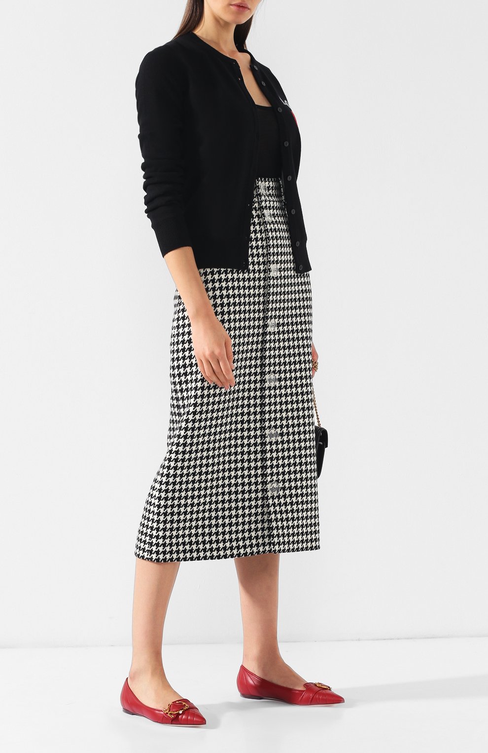 Кожаные балетки devotion с пряжкой DOLCE & GABBANA, арт. CB1000/AZ197, фото 2