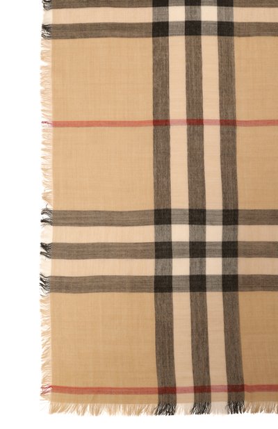Шарф из шерсти и шелка BURBERRY, арт. 8097026, фото 4