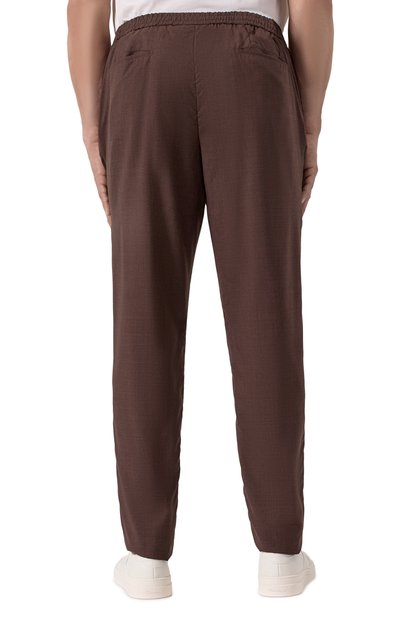 Брюки из шерсти и шелка MARCO PESCAROLO, арт. CHIAIA/5122/58, фото 4