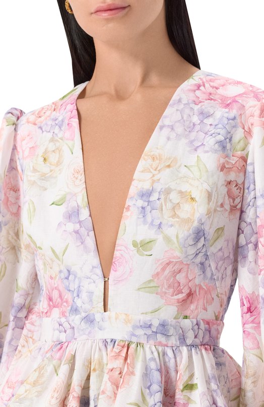 Льняное платье YVON 0 140048 Белый  0 140048 Фото 5