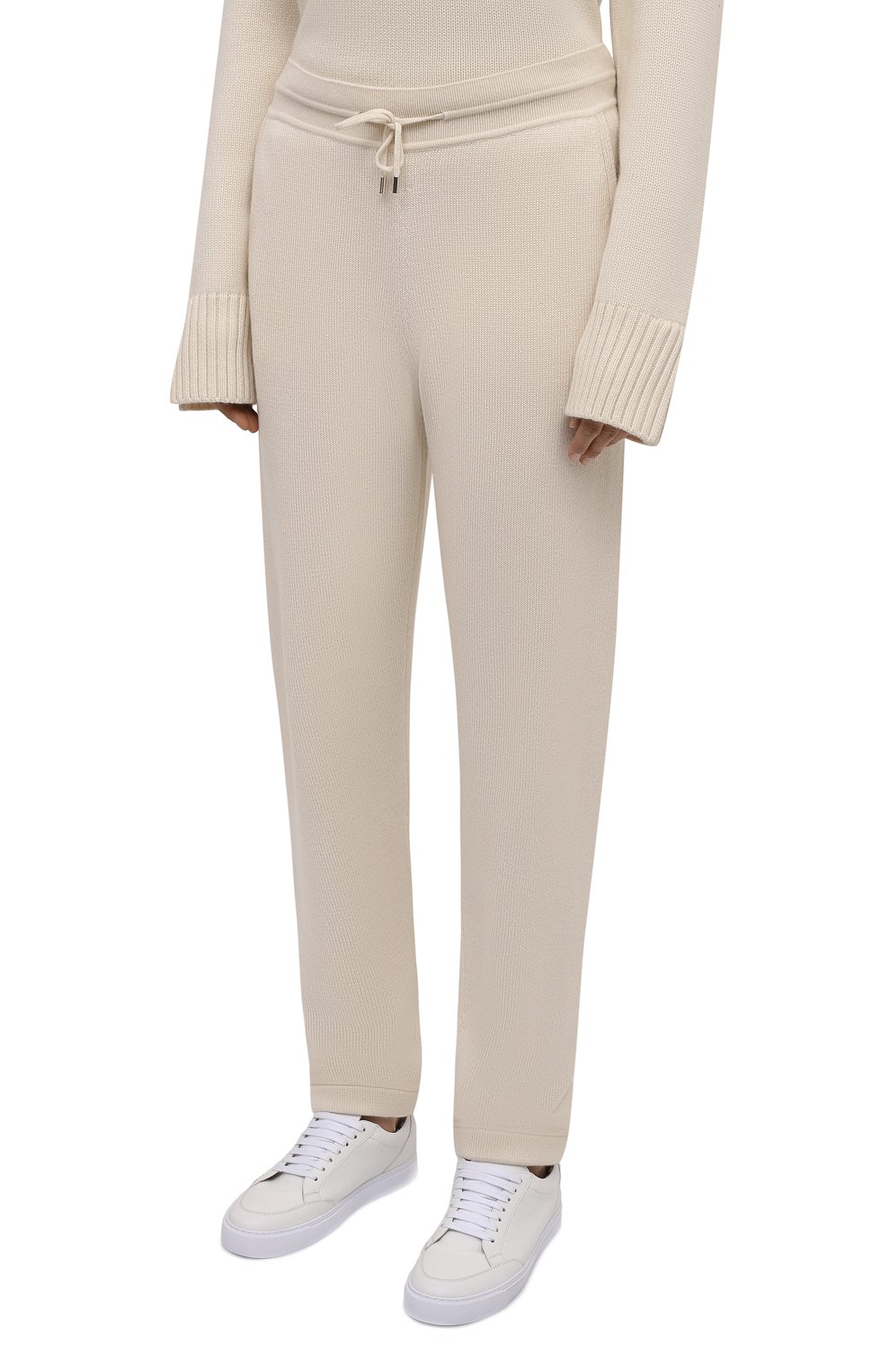 Брюки из кашемира и шелка LORO PIANA кремового цвета по цене 284000 руб., арт. FAL8599, фото 3 Брюки из кашемира и шелка LORO PIANA, арт. FAL8599, фото 3