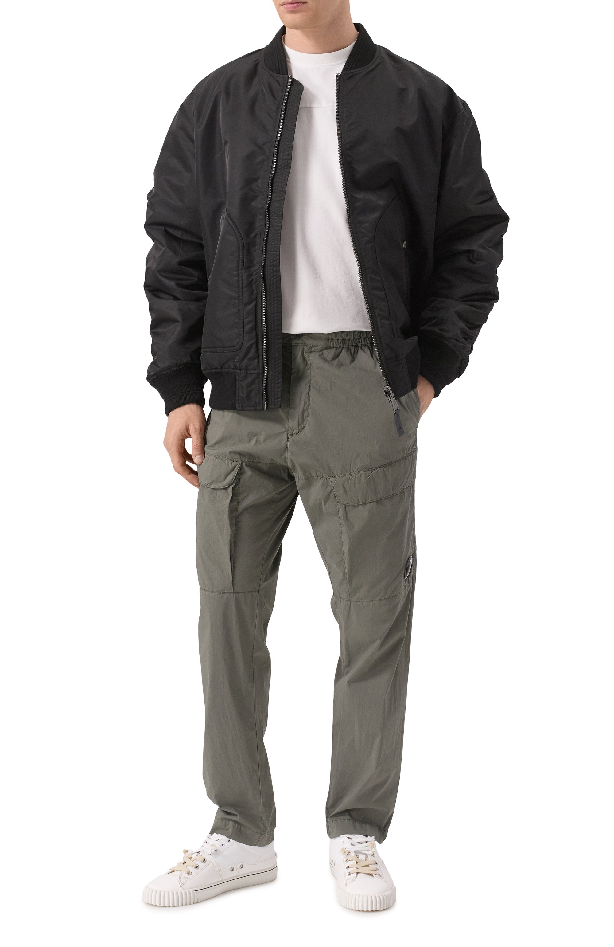 Хлопковые брюки C.P. COMPANY, арт. 18CMPA171A006439G, фото 2