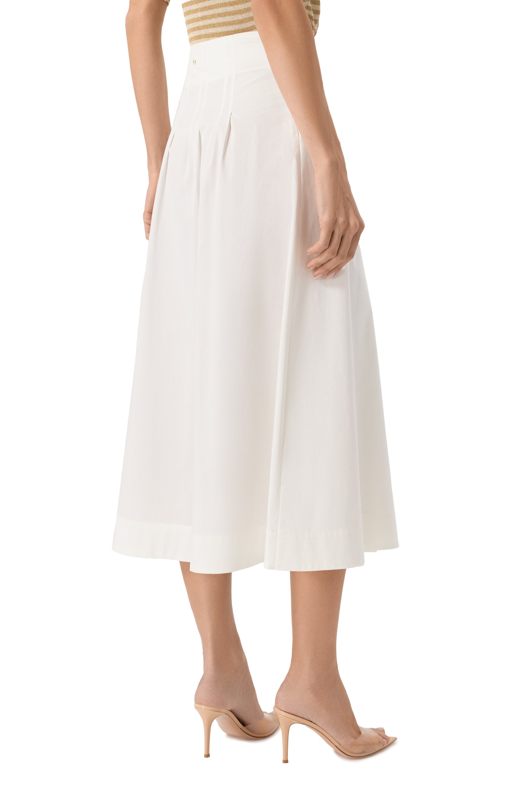 Хлопковая юбка LORENA ANTONIAZZI, арт. E2541G033A/4818, фото 4