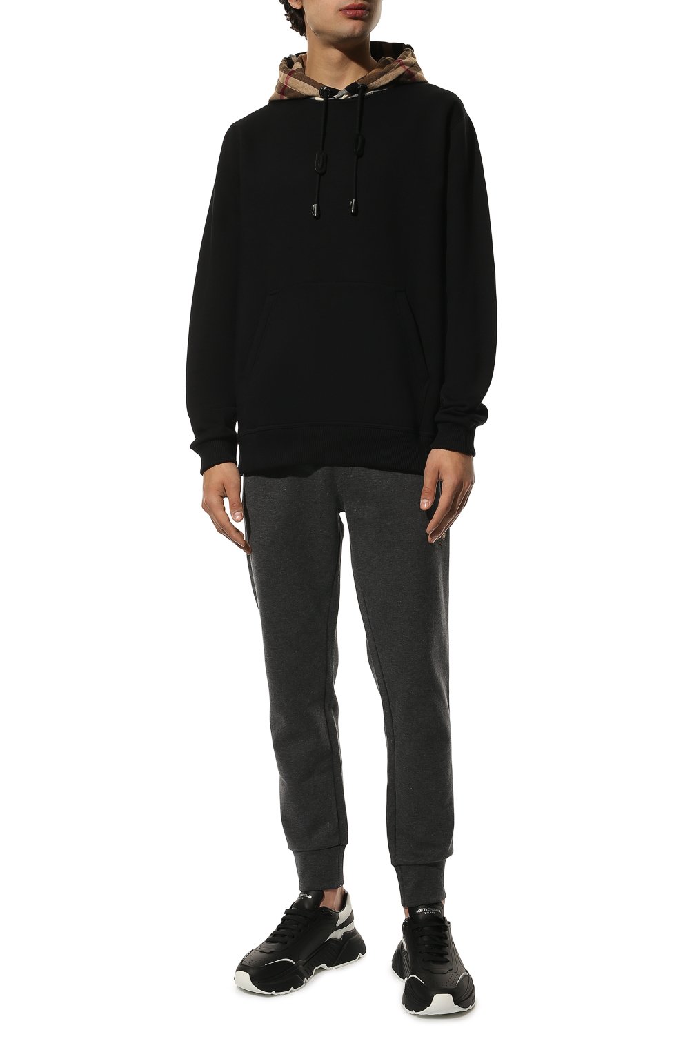 Хлопковое худи BURBERRY, арт. 8045004, фото 2