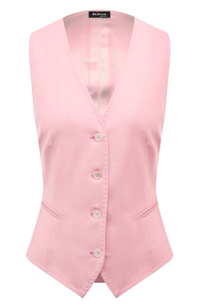 Женский шерстяной жилет KITON, арт. D47456K0924A