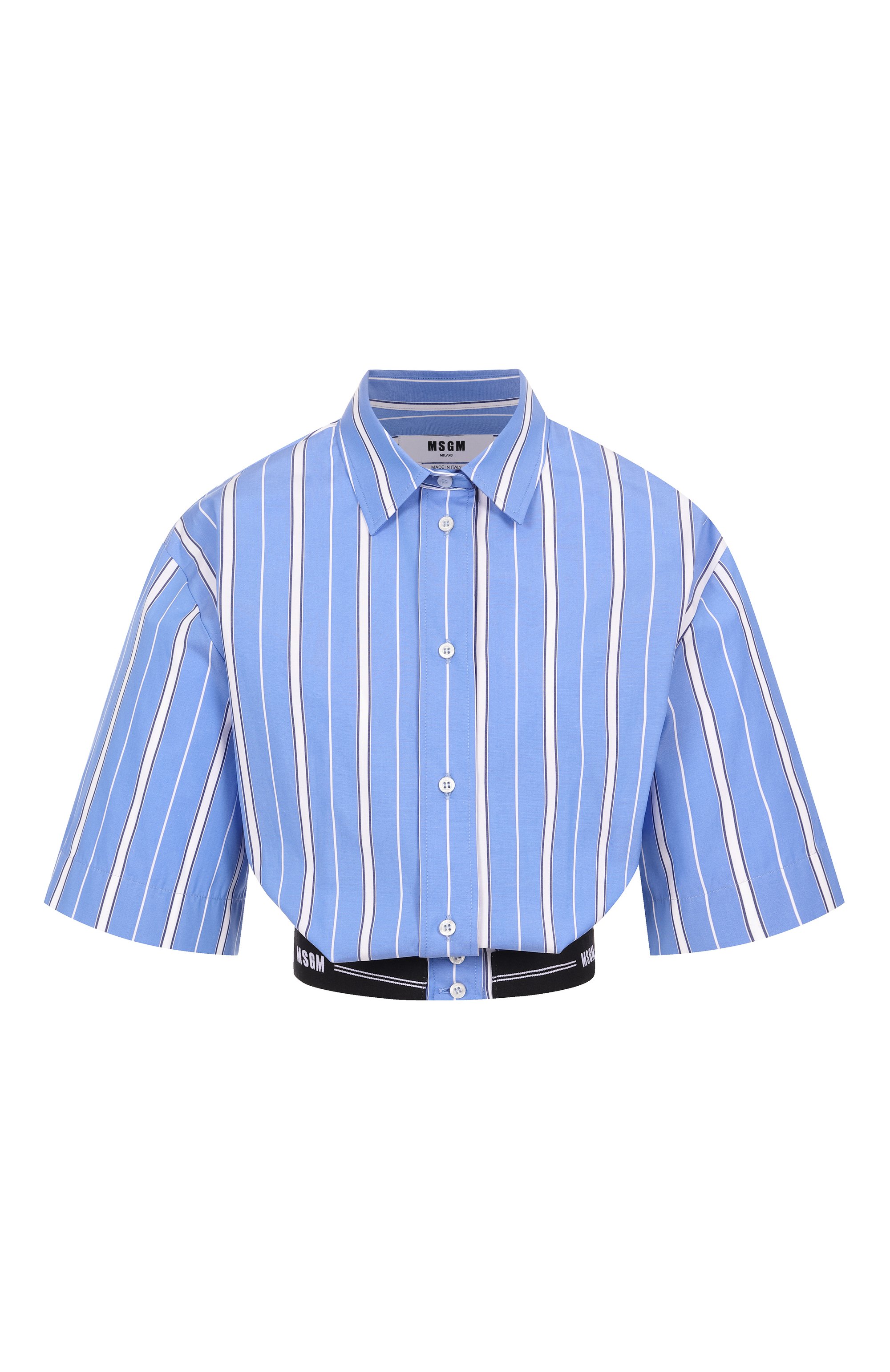Хлопковая рубашка MSGM, арт. 3841MDE18/257117, фото 1