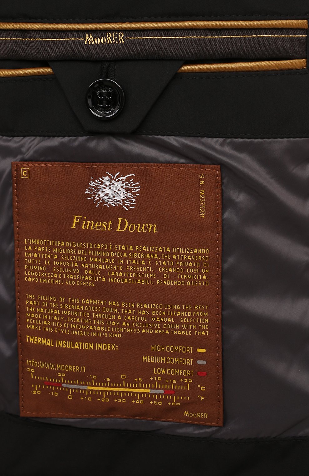 Пуховик saturno-stp MOORER, арт. 0NRUTA-STP_SET1, фото 7