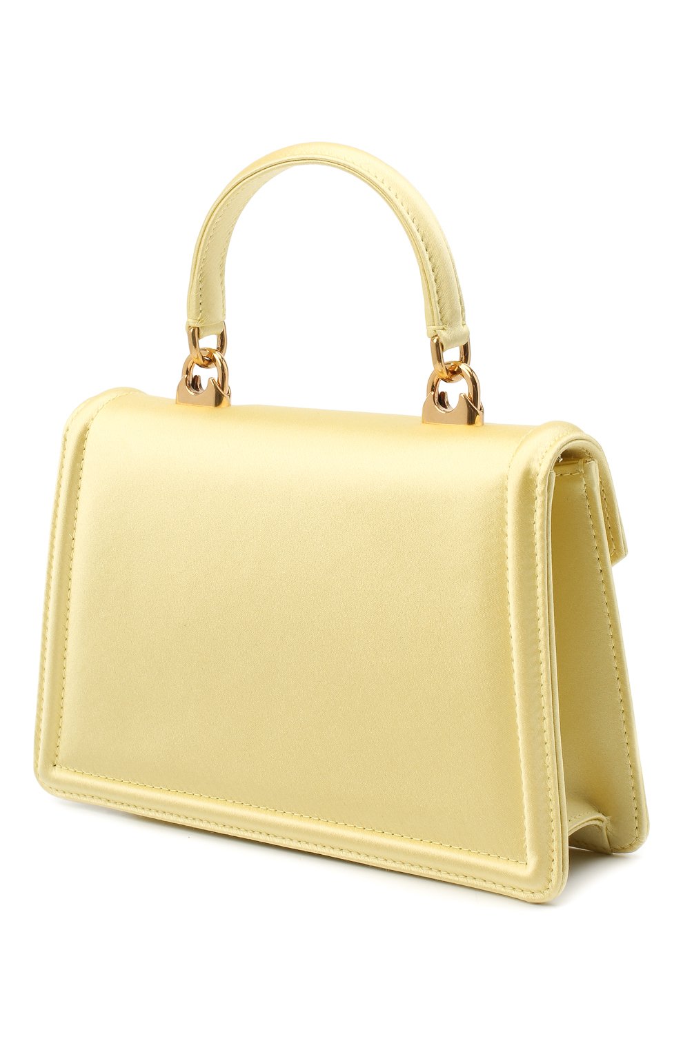 Сумка devotion DOLCE & GABBANA желтого цвета по цене 176000 руб., арт. BB6711/AW132, фото 3 Сумка devotion DOLCE & GABBANA, арт. BB6711/AW132, фото 3