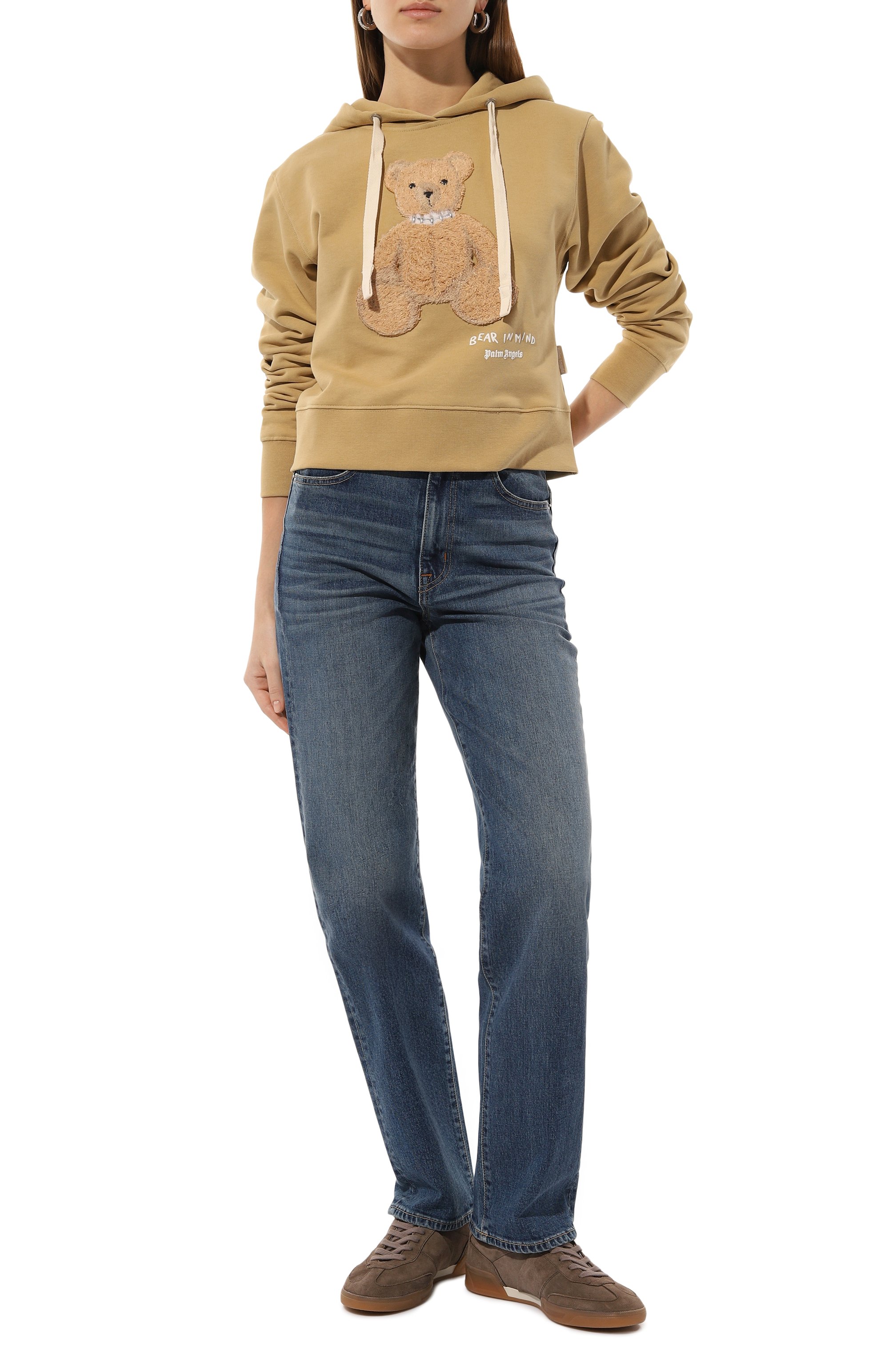 Хлопковое худи PALM ANGELS, арт. PWBB075F24FLE002, фото 2