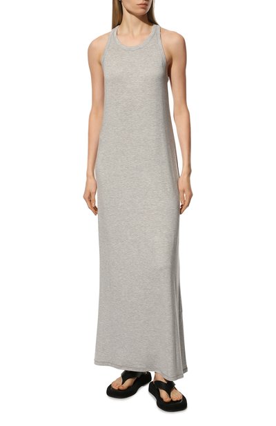 Платье из вискозы PERVERT серого цвета по цене 19600 руб., арт. PE22/DR06/62-31, фото 3 Платье из вискозы PERVERT, арт. PE22/DR06/62-31, фото 3