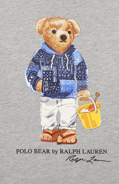 Хлопковая футболка POLO RALPH LAUREN, арт. 323777150, фото 3