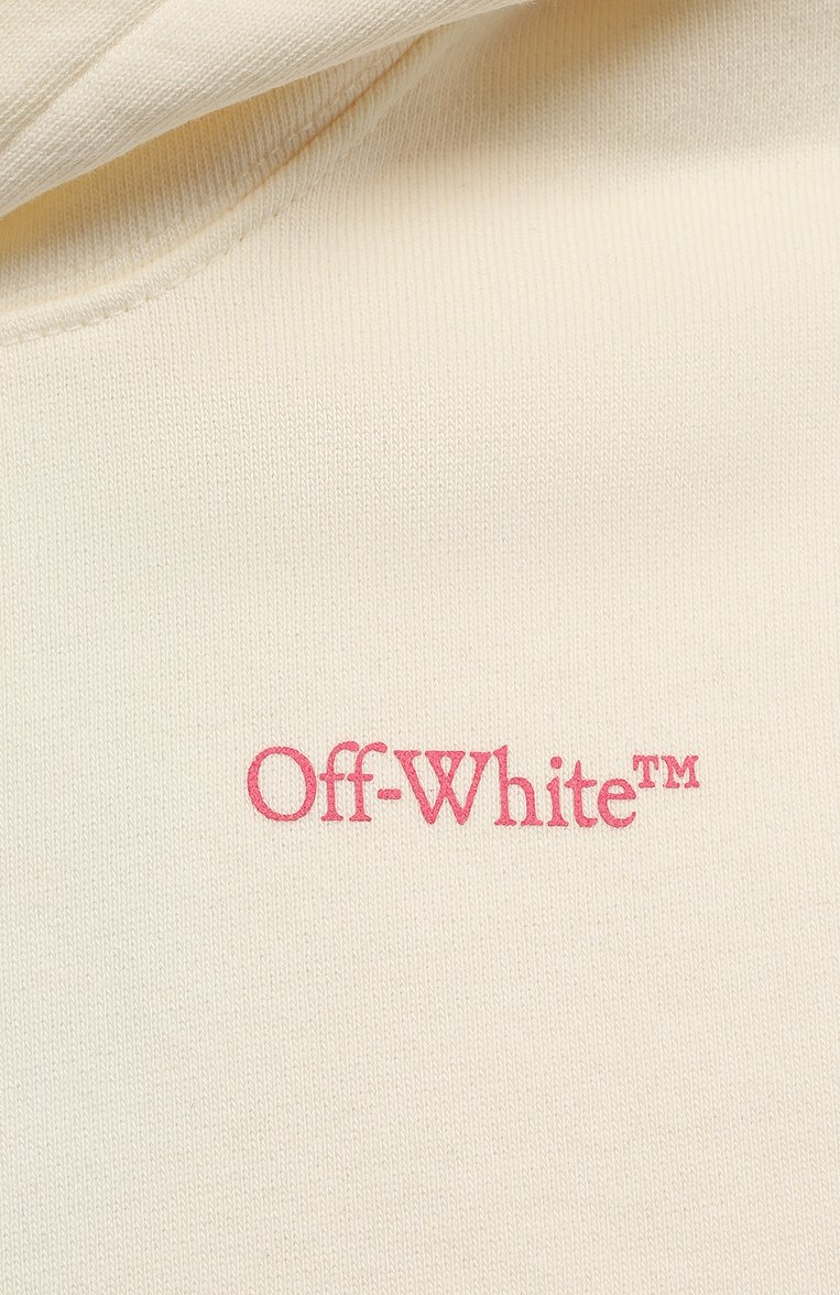 Хлопковое худи OFF-WHITE, арт. 0GBB002F23FLE001, фото 3