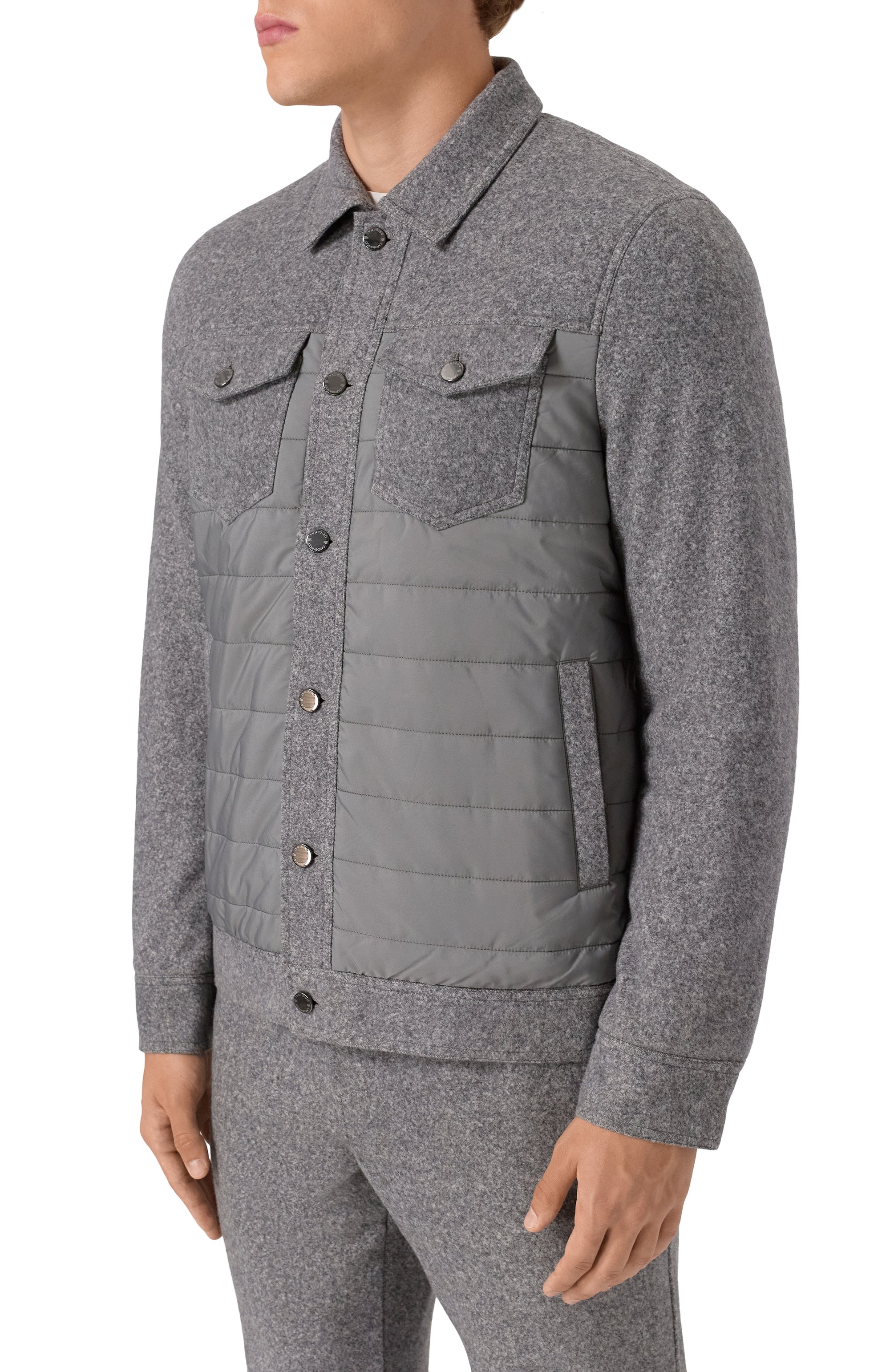 Куртка из хлопка и шерсти CAPOBIANCO, арт. 19M183.FSNY., фото 3