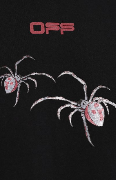 Хлопковая футболка OFF-WHITE, арт. 0MAA038S201850011024, фото 5