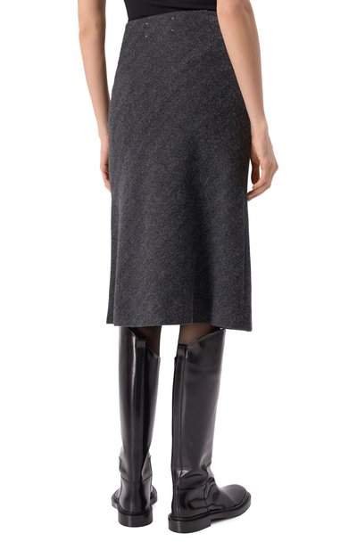 Шерстяная юбка MAISON MARGIELA, арт. SI0MA0001/S53338, фото 4