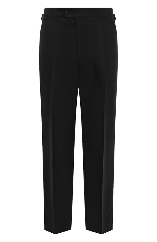 Шерстяные брюки Corneliani 944L26-9418350 Чёрный 944L26-9418350