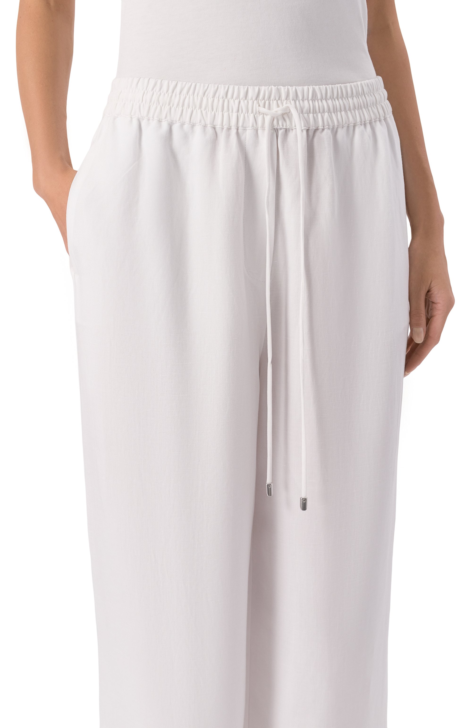 Брюки из лиоцелла и льна BOSS, арт. 50562213, фото 5