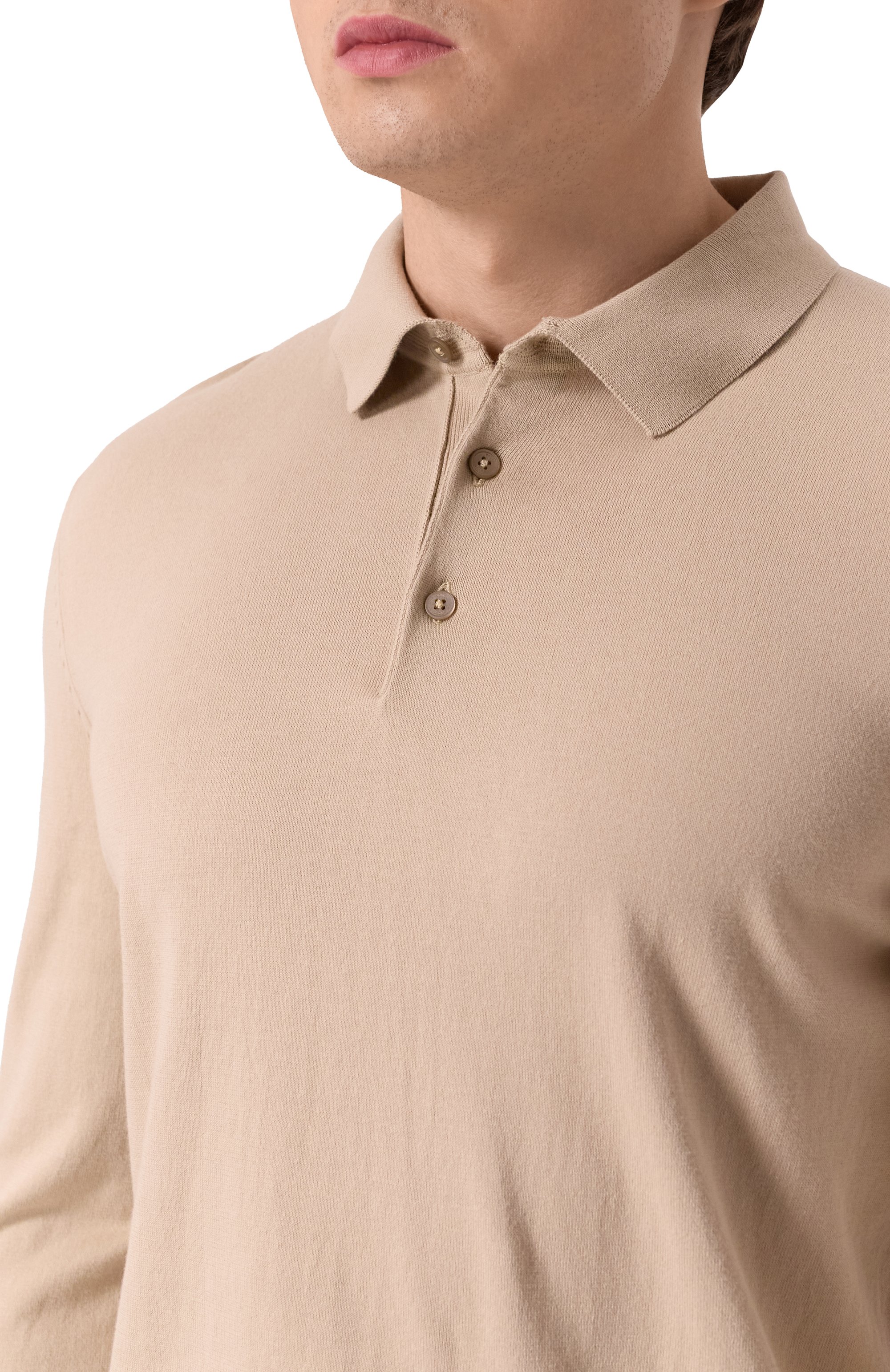 Хлопковое поло BOSS, арт. 50506025, фото 5