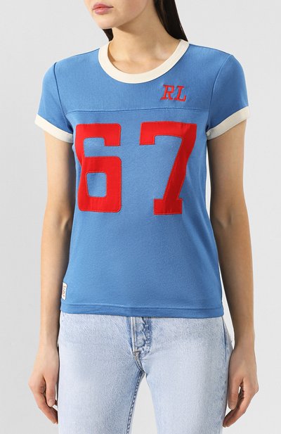 Футболка из смеси хлопка и вискозы POLO RALPH LAUREN, арт. 211752649, фото 3