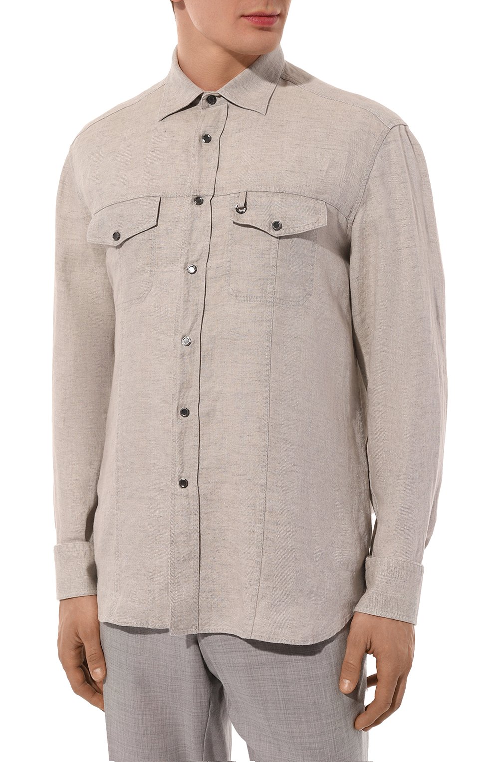 Льняная рубашка STEFANO RICCI, арт. MC007067/TX0001, фото 3