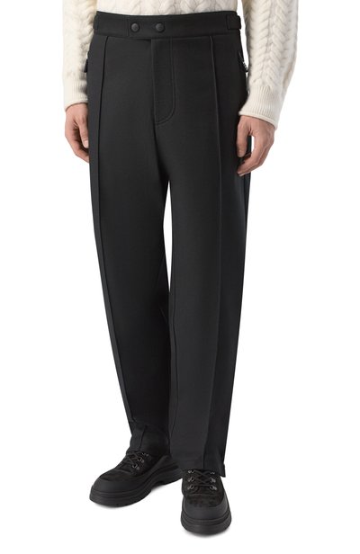 Шерстяные брюки neve GIORGIO ARMANI черного цвета по цене 382000 руб., арт. GM004808/TE17419, фото 3 Шерстяные брюки neve GIORGIO ARMANI, арт. GM004808/TE17419, фото 3