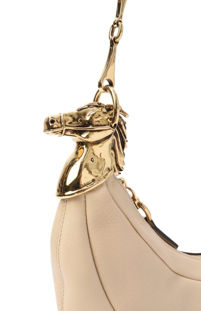 Сумка chain horse CHLOÉ кремового цвета по цене 598000 руб., арт. CHC24AS354N86, фото 3 Сумка chain horse CHLOÉ, арт. CHC24AS354N86, фото 3