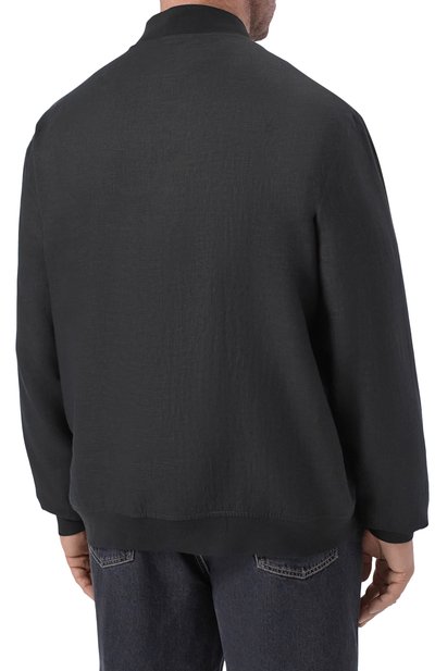 Льняной бомбер KITON, арт. UG0001H0969003, фото 4