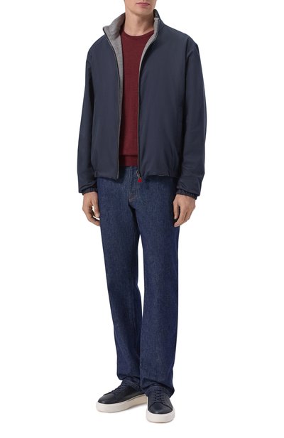 Шерстяной джемпер CORNELIANI бордового цвета по цене 63650 руб., арт. 28M525/2A25126, фото 2 Шерстяной джемпер CORNELIANI, арт. 28M525/2A25126, фото 2