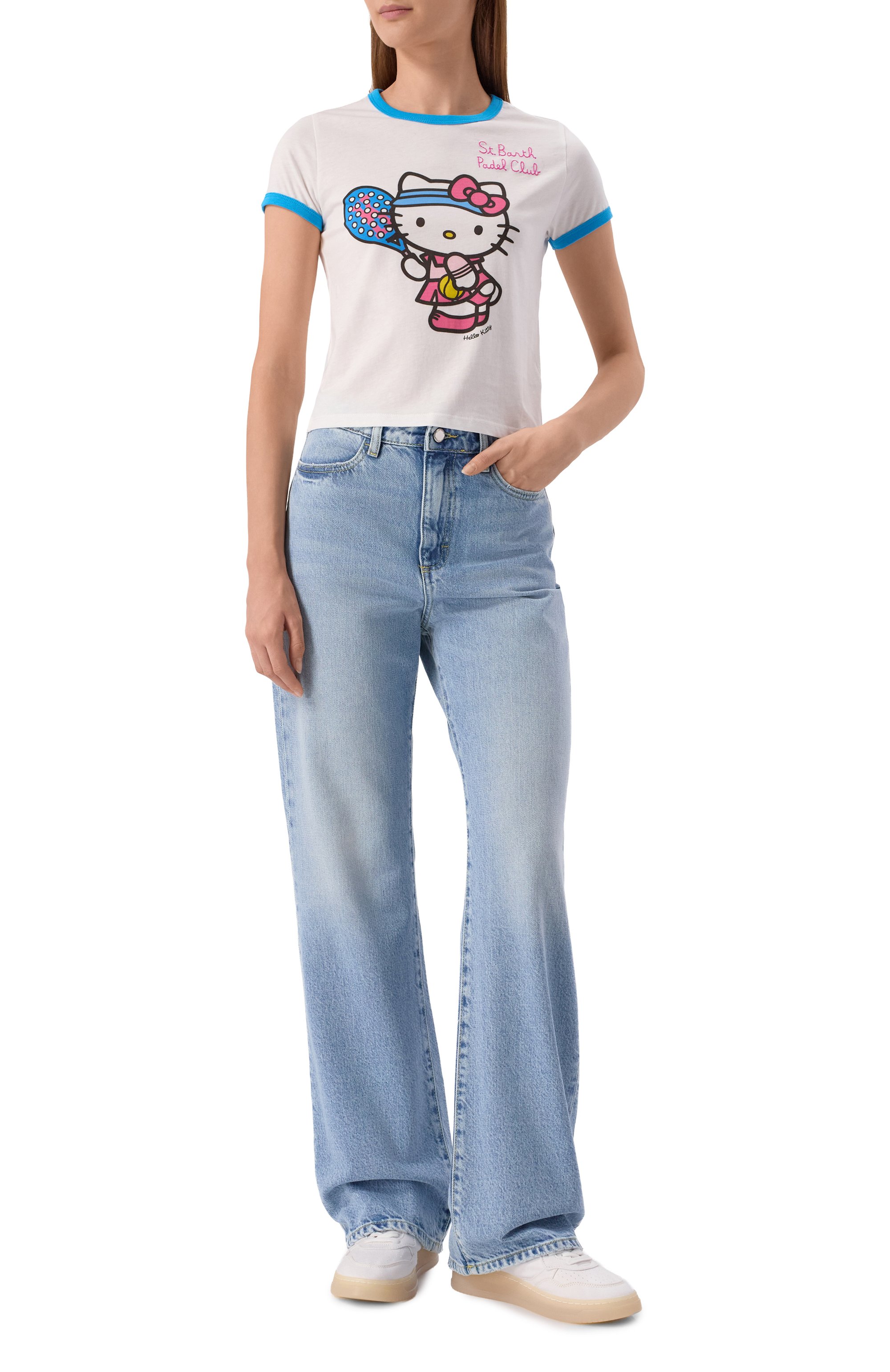 Хлопковая футболка MC2 SAINT BARTH, арт. STBW EMILIE STRING/06679H, фото 2