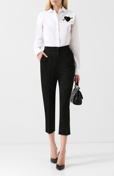 Укороченные брюки со стрелками DOLCE & GABBANA, арт. FTBA3T/FJRC9, фото 2