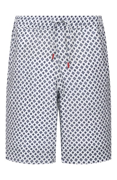 Мужские льняные шорты KITON, арт. UPN005H09719