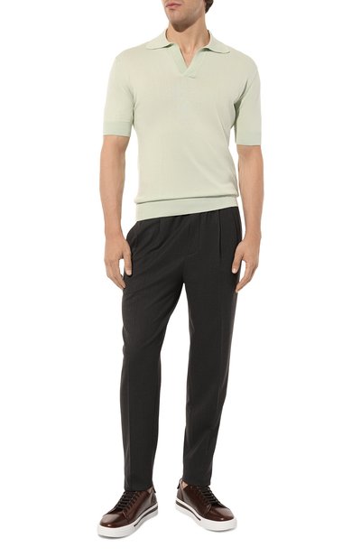 Хлопковое поло ANDREA CAMPAGNA, арт. PL1MCSK/SU12R, фото 2