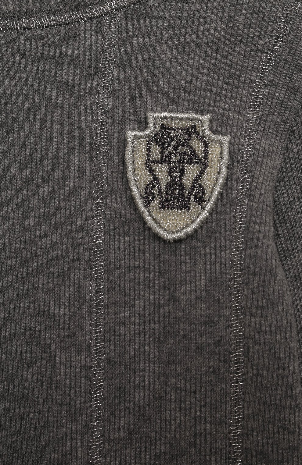 Платье из хлопка и кашемира BRUNELLO CUCINELLI, арт. BB056A315A, фото 3