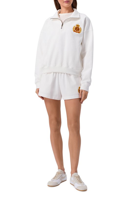 Хлопковый свитшот Sporty and Rich ST08162243WH01 Белый  ST08162243WH01 Фото 2