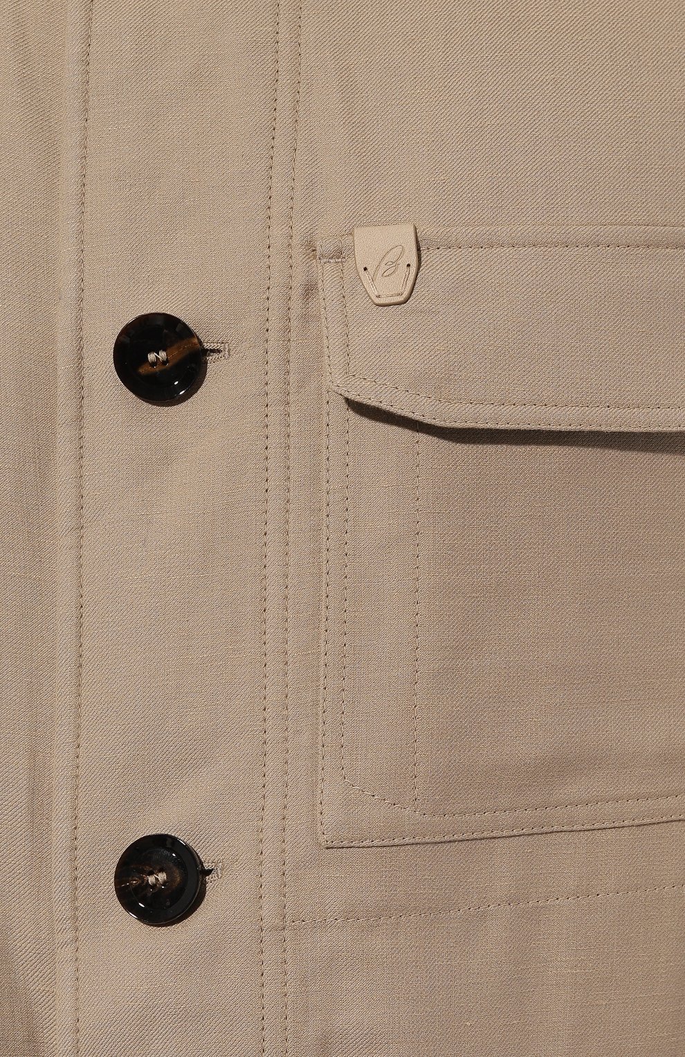 Куртка изо льна и шерсти BRIONI бежевого цвета по цене 423000 руб., арт. SGPQ0LPB106, фото 5 Куртка изо льна и шерсти BRIONI, арт. SGPQ0LPB106, фото 5