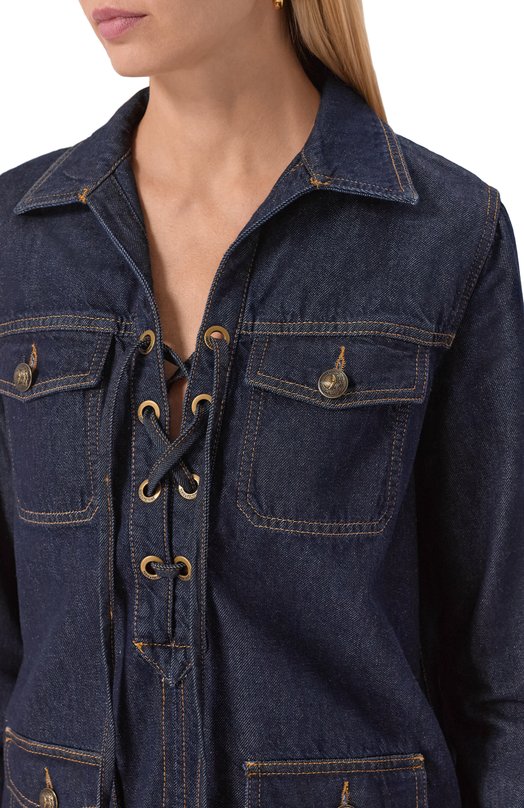 Джинсовое платье Zadig and Voltaire WWDR02576 Синий  WWDR02576 Фото 5