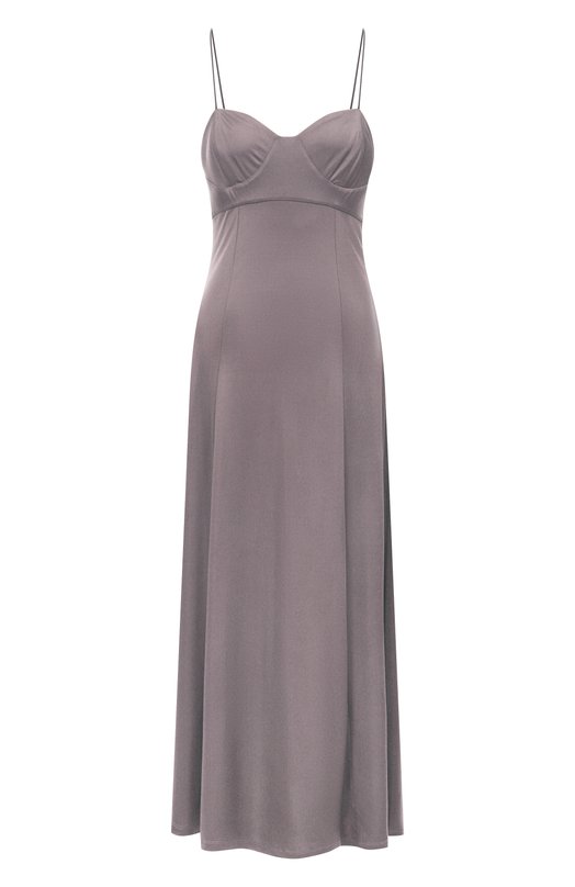 Платье из вискозы Dries Van Noten 011160/2617 Серый 011160/2617