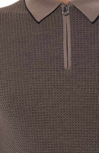 Поло из шерсти и шелка STEFANO RICCI, арт. KE06007AZ1/E24303, фото 5