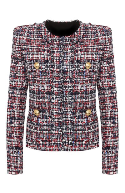 Женский твидовый жакет BALMAIN, арт. RF27134/C049