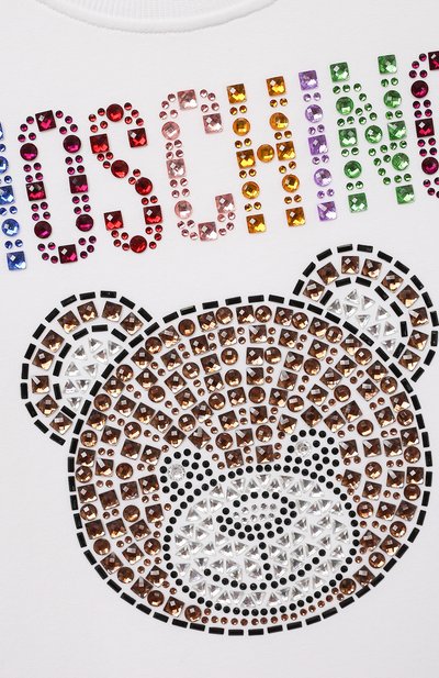 Хлопковое платье MOSCHINO, арт. HDV0A1/LDA25/10A-14A, фото 3