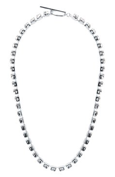 Женское колье ISABEL MARANT серебряного цвета, арт. RC0172-22P013B | Фото 1 (Материал: Металл, Кристаллы; Нос: Не проставлено; Региональные ограничения белый список (Axapta Mercury): Не проставлено)