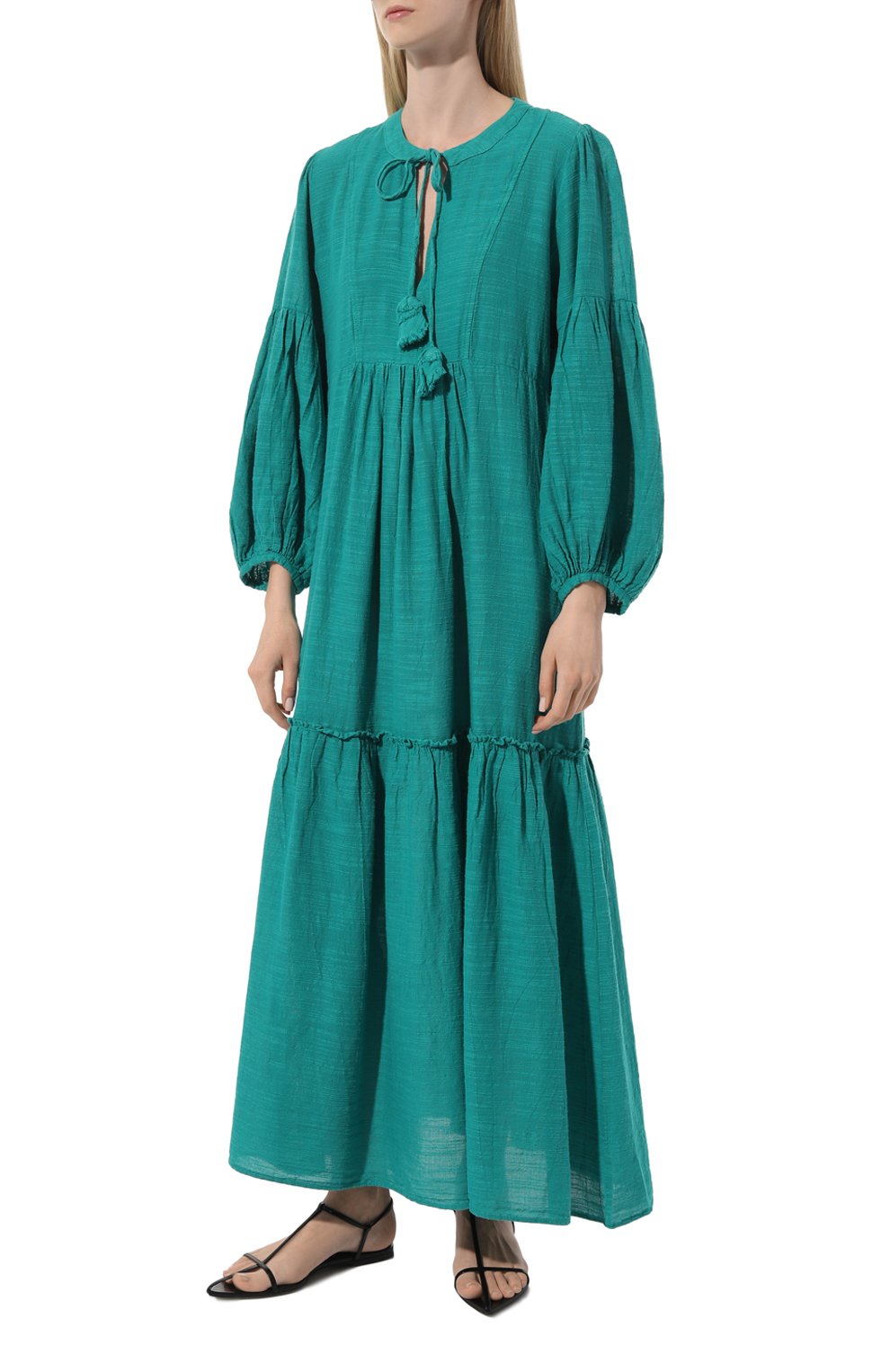 Платье из хлопка и льна PEARL&CAVIAR, арт. S24P5042, фото 3