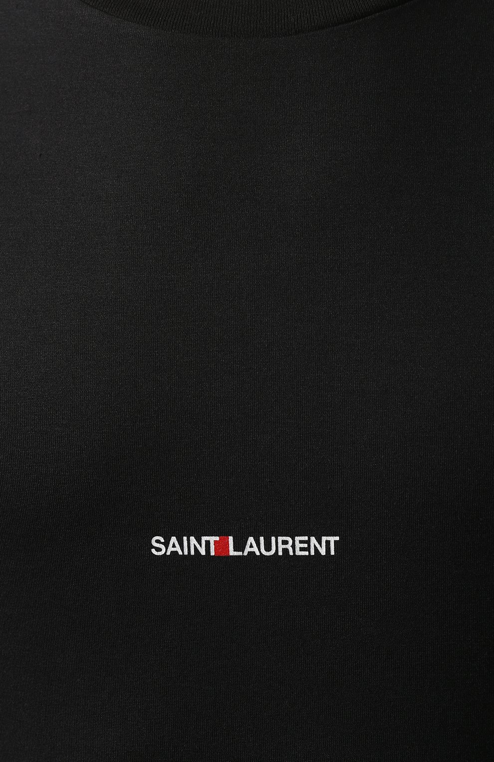 Хлопковая футболка с логотипом бренда SAINT LAURENT, арт. 464572/YB2DQ, фото 5