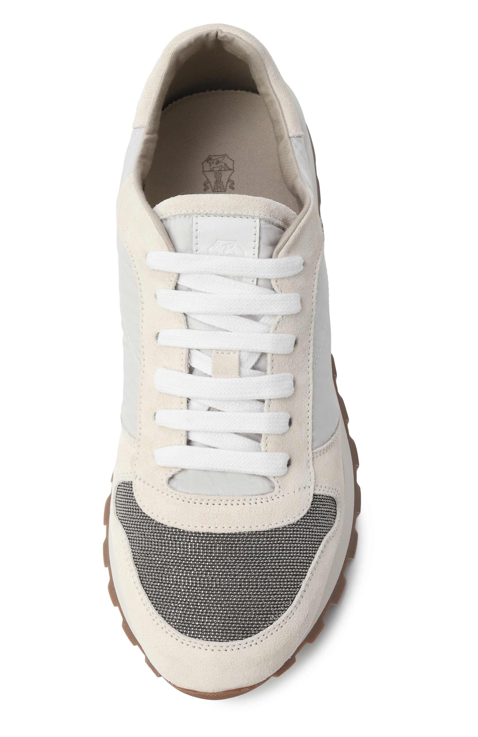 Комбинированные кроссовки BRUNELLO CUCINELLI, арт. MZSFG1960, фото 6