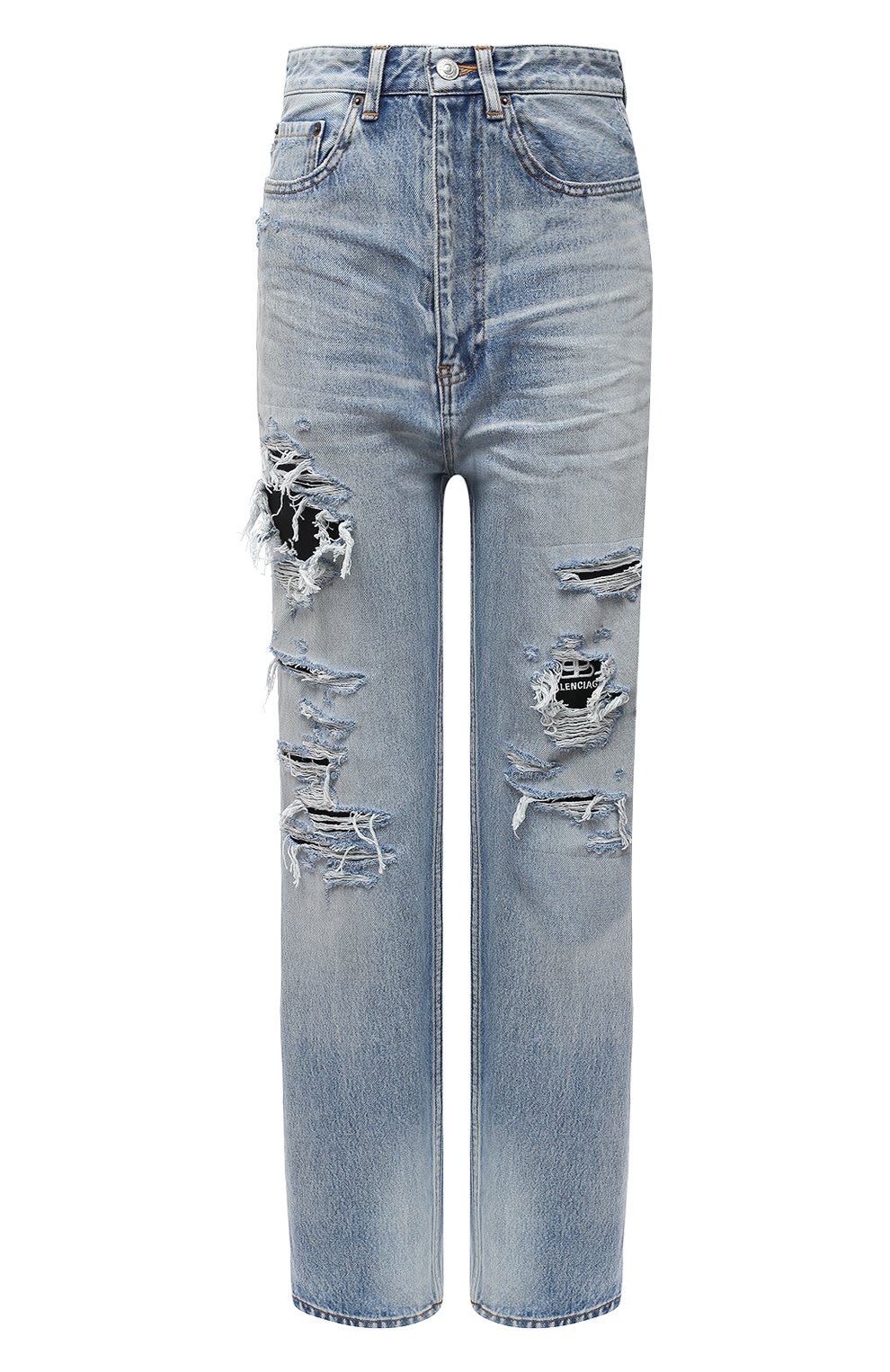 Джинсы BALENCIAGA голубого цвета по цене 95950 руб., арт. 643020/TDW14, фото 1 Джинсы BALENCIAGA, арт. 643020/TDW14, фото 1